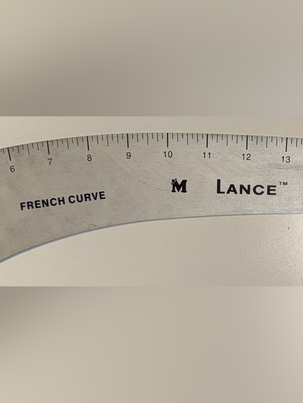 Aluminum French Curve Ruler - Picture 2 of 4